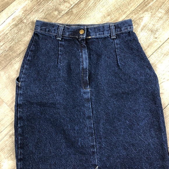 ⚡️Vintage⚡️American Profile Dungarees Denim Skirt. - Picture 4 of 8